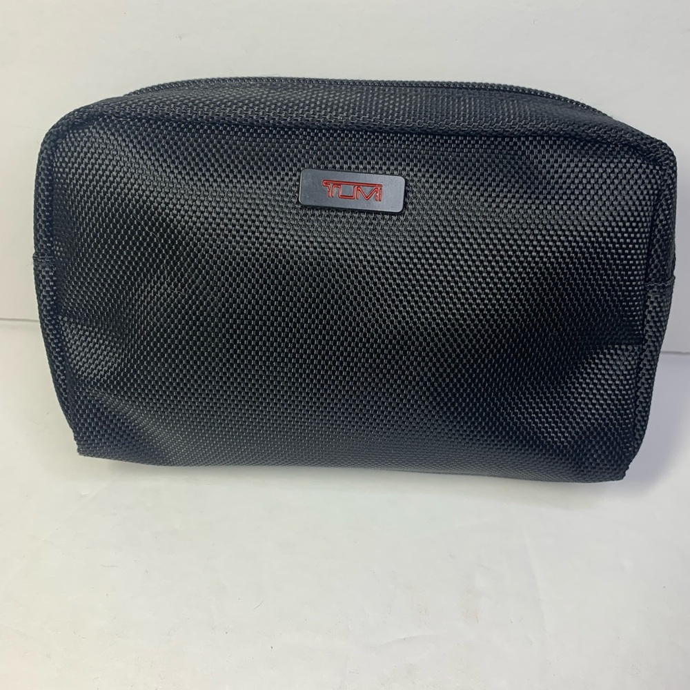 Tumi Black Textured Toiletry Bag